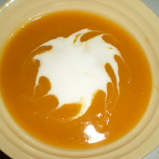 Lemongrass Scented Butternut Squash Soup