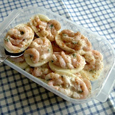 Shrimp Stuffed Eggs