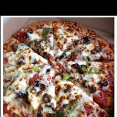 GF Traditional Pizza, Blk Olives, Onion, Green Peppers :)