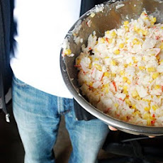 Crab and Corn Rice Salad
