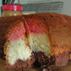 Nesquik Neapolitan Pound Cake