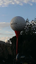 Golf Ball on a Giant Tee
