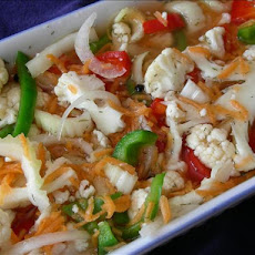 Giardiniera, Sweet and/or Hot (pickled vegetables)