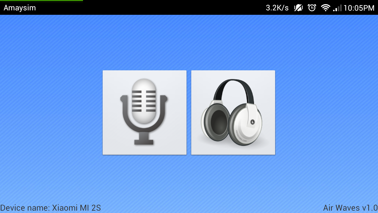 Android application Air Waves (Pro) screenshort