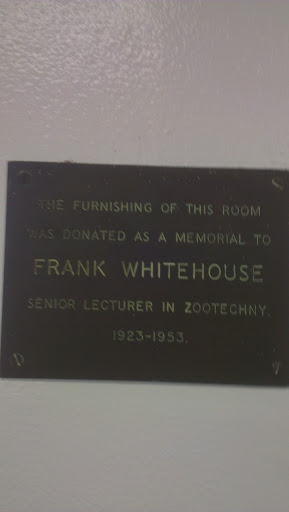 Frank Whitehouse Memorial 