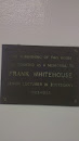 Frank Whitehouse Memorial 