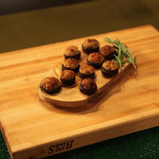 Pork and Pancetta Stuffed Mushrooms