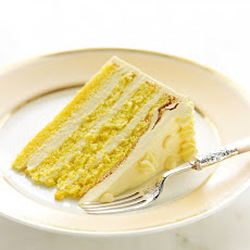 Genoise with Passion Fruit Swiss Meringue Buttercream