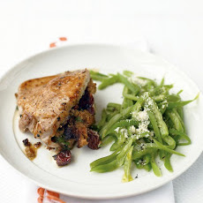 Raisin-and-Bread-Stuffed Pork Chops