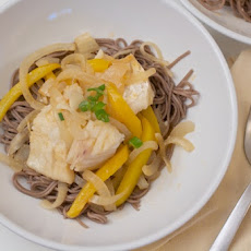 Mango Cod with Soba