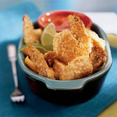 Camarones Fritoes with Mexican Cocktail Sauce