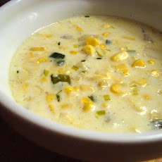 Vanilla-Scented Sweet Corn Chowder