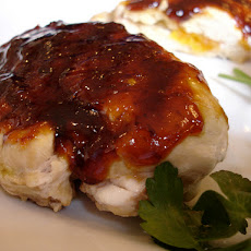 Delicious Raspberry Glazed Grilled Chicken