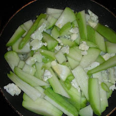 Chayote Squash With Cauliflower and Sherry