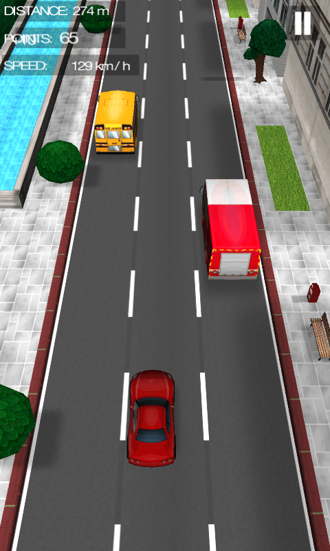 Android application Car Traffic Race screenshort