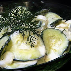 German Deli Cucumber Salad (Gurkensalat)