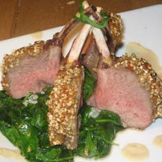 Asian Racks of Lamb With Sesame Sauce