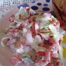 Sylvia's Cucumber Tomato Salad