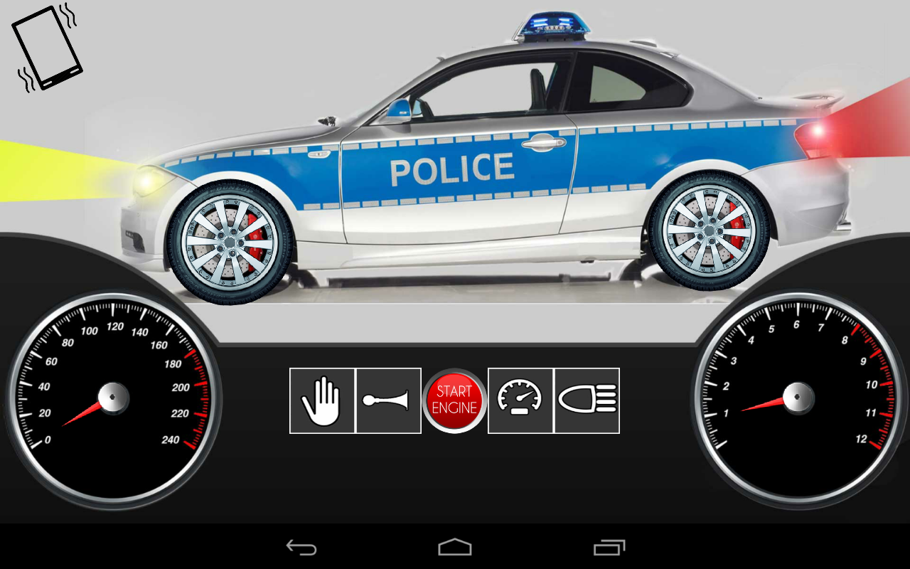 Android application Toddler Kids Car Toy Police screenshort