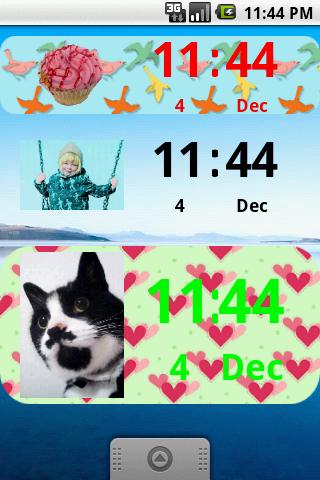 Photo Clock Widget