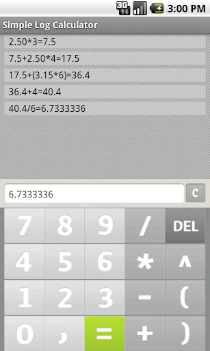 簡單的日誌計算器免費
