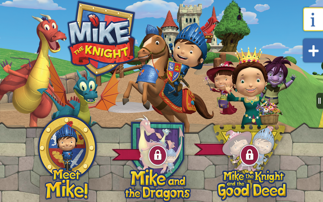 Android application Mike the Knight Storybook screenshort