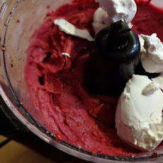 Overnight Vegan Raspberry Ice Cream