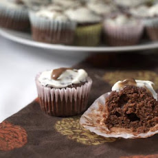 Moist Chocolate Banana Whole Wheat Cupcakes