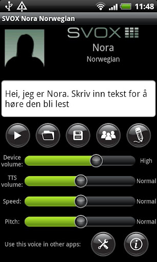 SVOX Norwegian Nora Trial