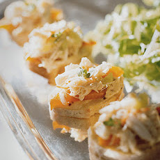 Crab Salad Canapes