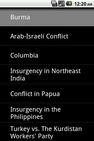 【免費書籍App】Armed Political Conflicts-APP點子