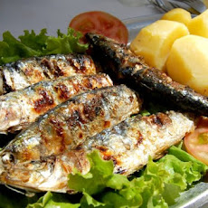 Grilled Sardines, Charred Lemon & Chiles