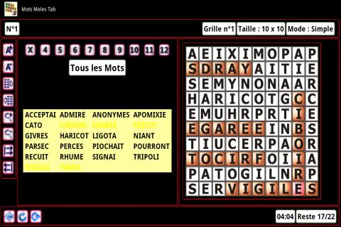 Word Search Tab 1 FR