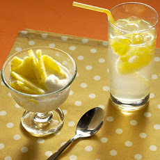 Seltzer with Pineapple-Ginger Syrup