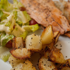 Provence Style Roasted Potato Salad