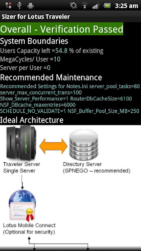 Lotus Notes Traveler - Sizer