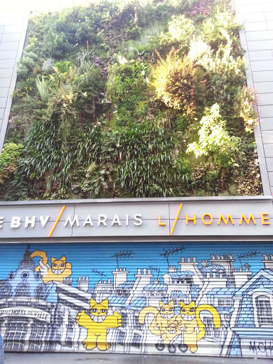 Mur Végétal du BHV / Marais