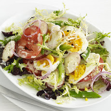 Green Bean and Egg Salad with Goat Cheese Dressing