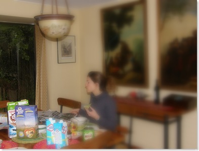 Desayuno Vero desenfocado