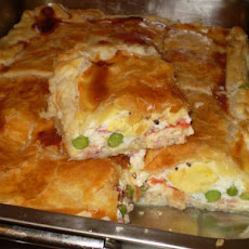 Country Style Egg and Bacon Pie