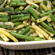 Asparagus, Green Bean, and Wax Bean Salad Recipe