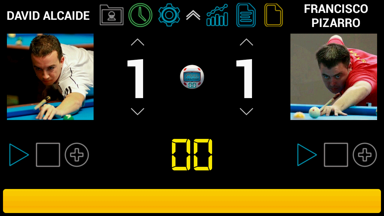 Android application Pool Scoreboard Pro screenshort