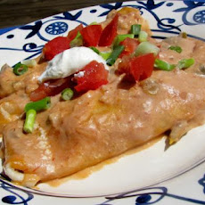Easy Chicken and Cheese Enchiladas