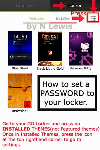 【免費個人化App】Black Gold Go Locker Theme-APP點子