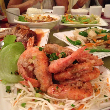Crevettes au sel pimentées