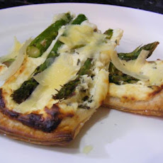 Asparagus and Parmesan Cream Pastry