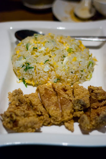 Fried Chicken with Fried Rice