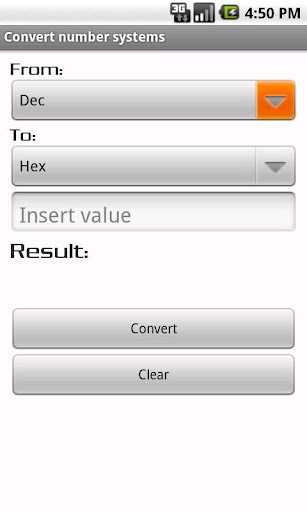 Convert number systems