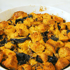 Savory Wild Mushroom Bread Pudding