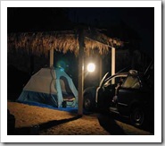 Mexico camping - photo by Light. ©2002-2008 Bonnee Klein Gilligan. All rights reserved.